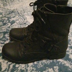 Black Combat Boots